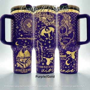 40oz Fourth Wing Basgaith War College Book Themed Laser engraved tumbler Book reader Dragon Rider Romantasy Fantasy Rainbow Favorite Quotes