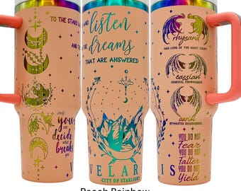 Acotar Velaris City of Starlight 40oz kubek cyfrowy plik SVG grawerowany laserowo maas