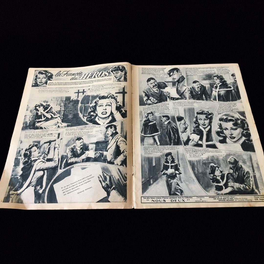 French Vintage Magazine 1950s French Magazine French Romance Magazine french-vintage-magazine-1950s-french-magazine-french-romance-magazine