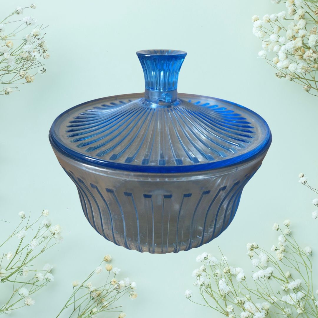 Small Blue Tupperware Container, Tupperware Small Lidded Dish - Etsy