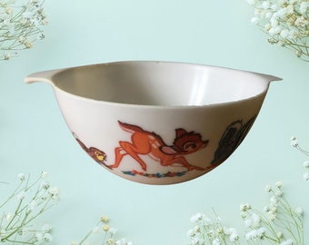 Chippy child’s melamine bowl, Melamine Bambi bowl, Vintage child’s breakfast bowl