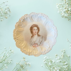 Antique Limoge Plate, Handpainted Signed Limoge Plate, Decorative Limoge 19th Century Plate