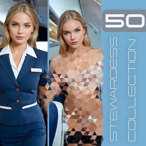 50 Elegant Model Stewardess Collection