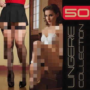 50 Elegante Modell Dessous Kollektion