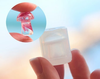 Mushroom Silicone Mold: Resin Keychain, Pendant, Earring Mold