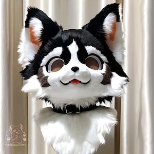 Fursuit Mask, Warlord Puppy, Assassin Puppy, Fursuit Accessories, Furry Ears, Fursuit, Fantasy Creature, Furry, Cosplay, Halloween Costumes