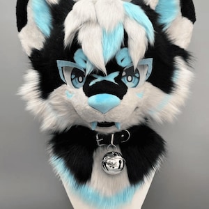 Handmade Custom Fursuit Head, Kenomo Fur Clothing, Masquerade Masks, Fursuit Accessories, Cosplay Gifts, Fantasy Creature,Fursona Costume