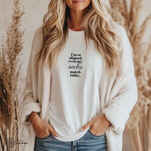 Shirt *ALIGNED SOCKS* — Perfect for Dr. Joe Dispenza enthusiasts — retreat quote shirt — spiritual wear — soft cotton