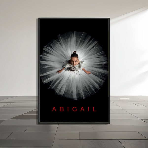 Abigail Movie Poster / Canvas Poster / Living Room Decor / Vintage Poster / Home Decor / Wall Art / No Frame