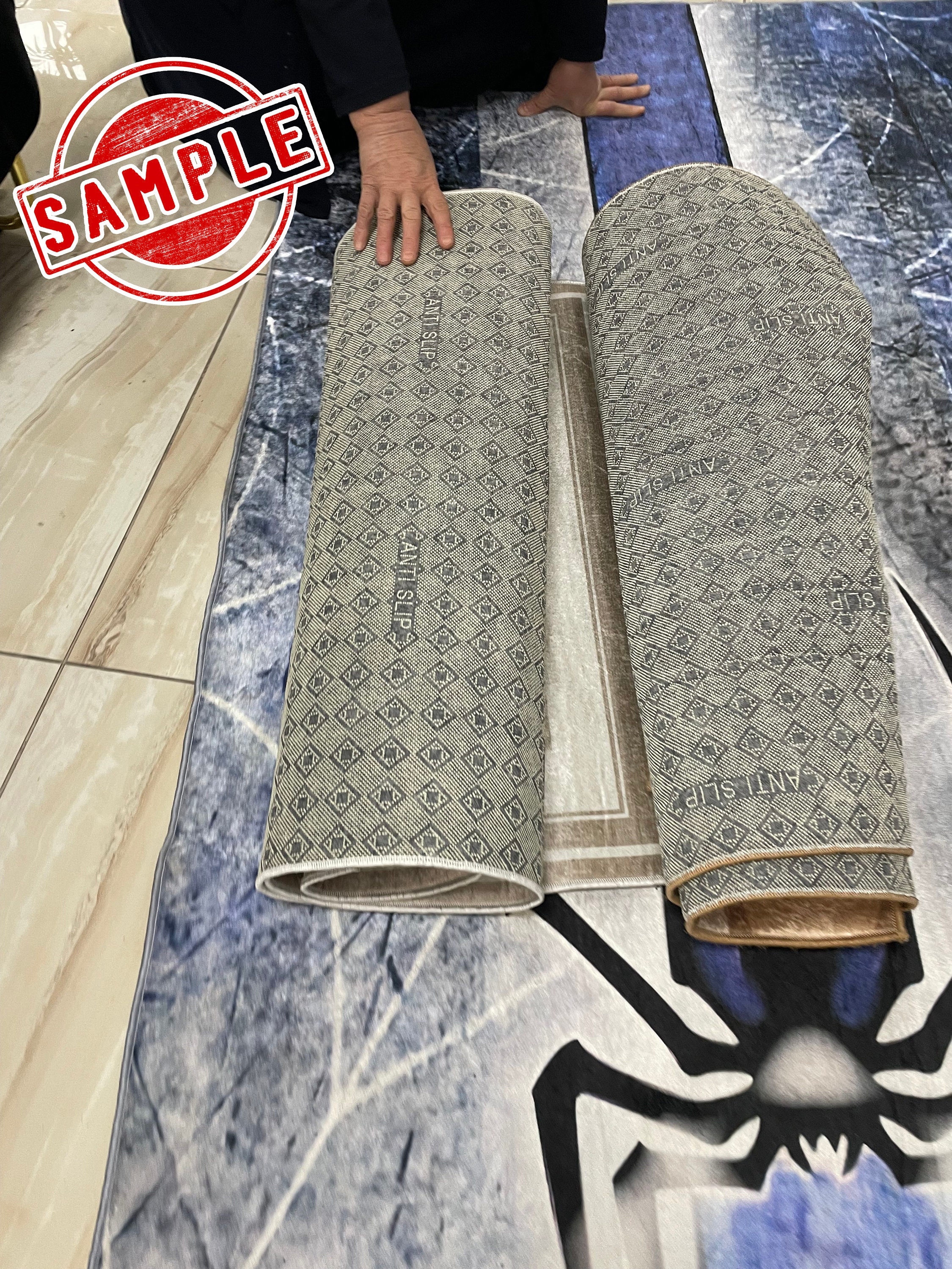 Beige Kitchen Runner Rug Mat: Modern Rug, Runner Kitchen Rug, Modern ...