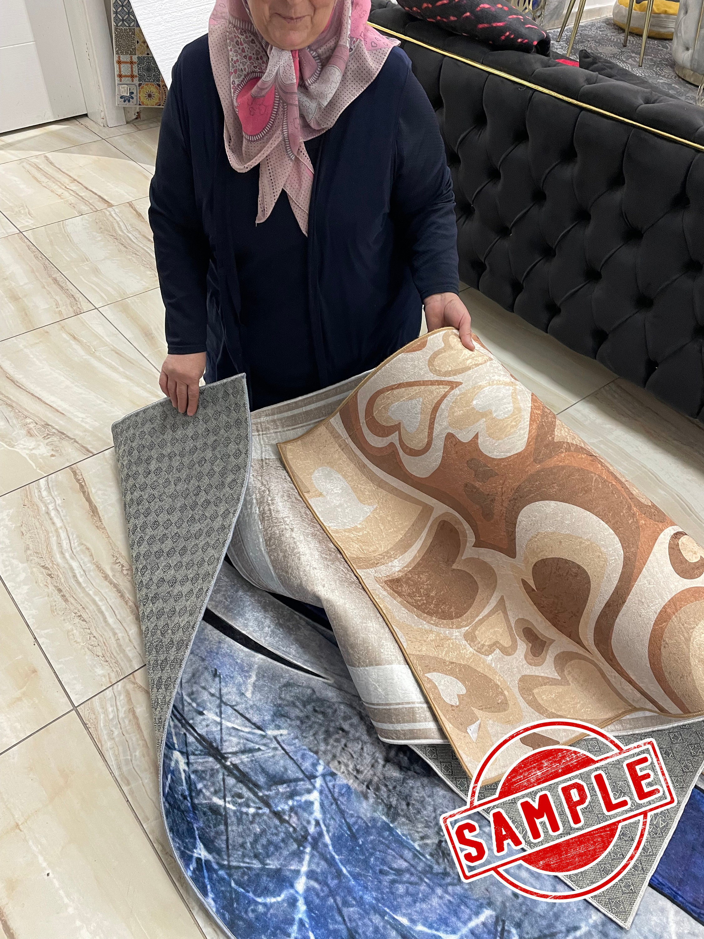 Beige Kitchen Runner Rug Mat: Modern Rug, Runner Kitchen Rug, Modern ...