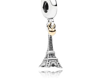 Pandora Charm Bead Torre Eiffel Colgante S925 ALE