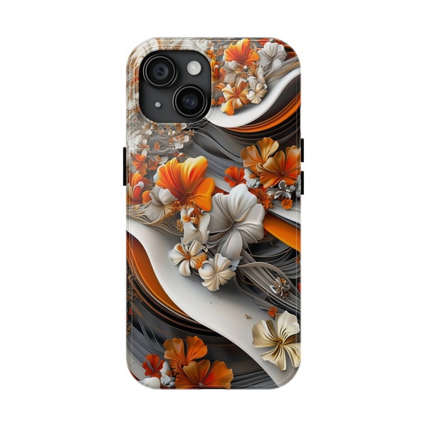 Autumnal Flourish iPhone Tough Case, Designer Phone Cases, iPhone14 Phone Cases, Mother's Day Gift