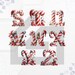 Christmas Candy Cane Alphabet: Festive PNG Clip Art (digital Download ...