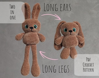 Bunny Longears Longlegs haakpatroon