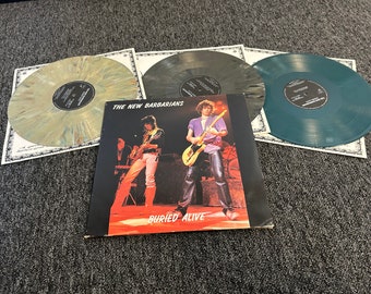 3-LP the ROLLING STONES Keith Richards Ron Wood New Barbarians Buried Alive marble Swinging Pig tsp 066-3 limited edition private press