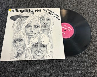 LP des ROLLING STONES Stoney Disque Cocksuckers roll over Berlin 1970 édition limitée presse privée