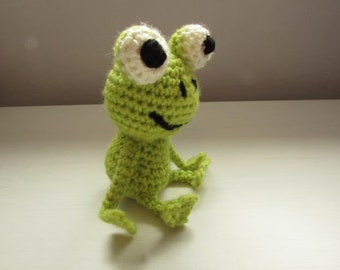 Cute Frog Handmade Crochet Amigurumi File Download Digital