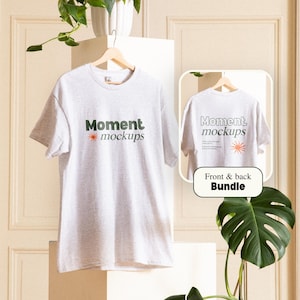 Gildan 5000 Ash grey mockup tshirt mockup aesthetic mockup professional print on demand mockup basic simple mockup casual trendy mockups