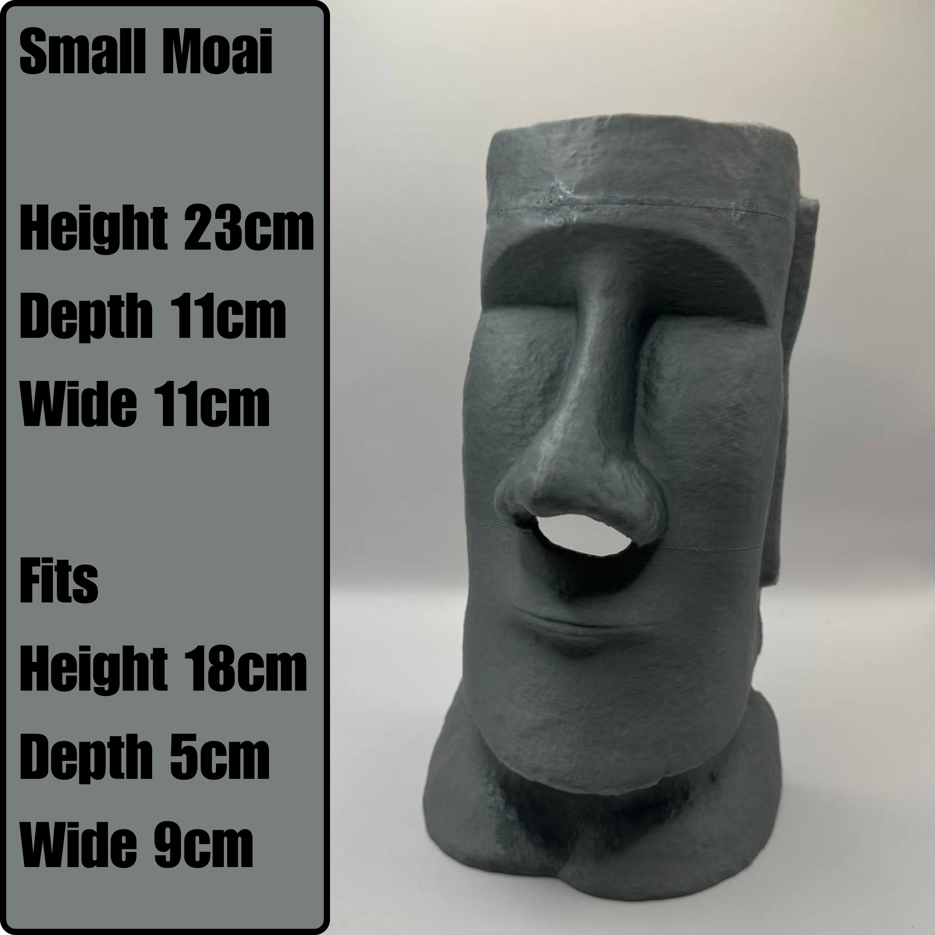 Moai Tissue Dispenser Moai Sculpture Art History Prehistoric 3D Printed Novelty Item Functional