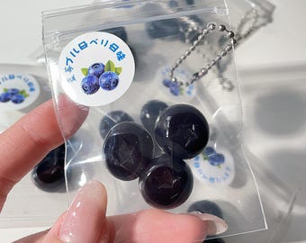 Blueberry Squishy Toy Chain