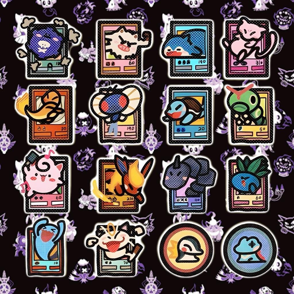 Pokemon Order Sticker Pokémon Assorted Vinyl Stickers Set of 10 Stickers - Etsy