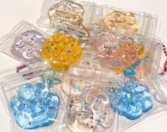 Cat Paws Jelly TabaSquishy Toy Keychain kawaii Cute