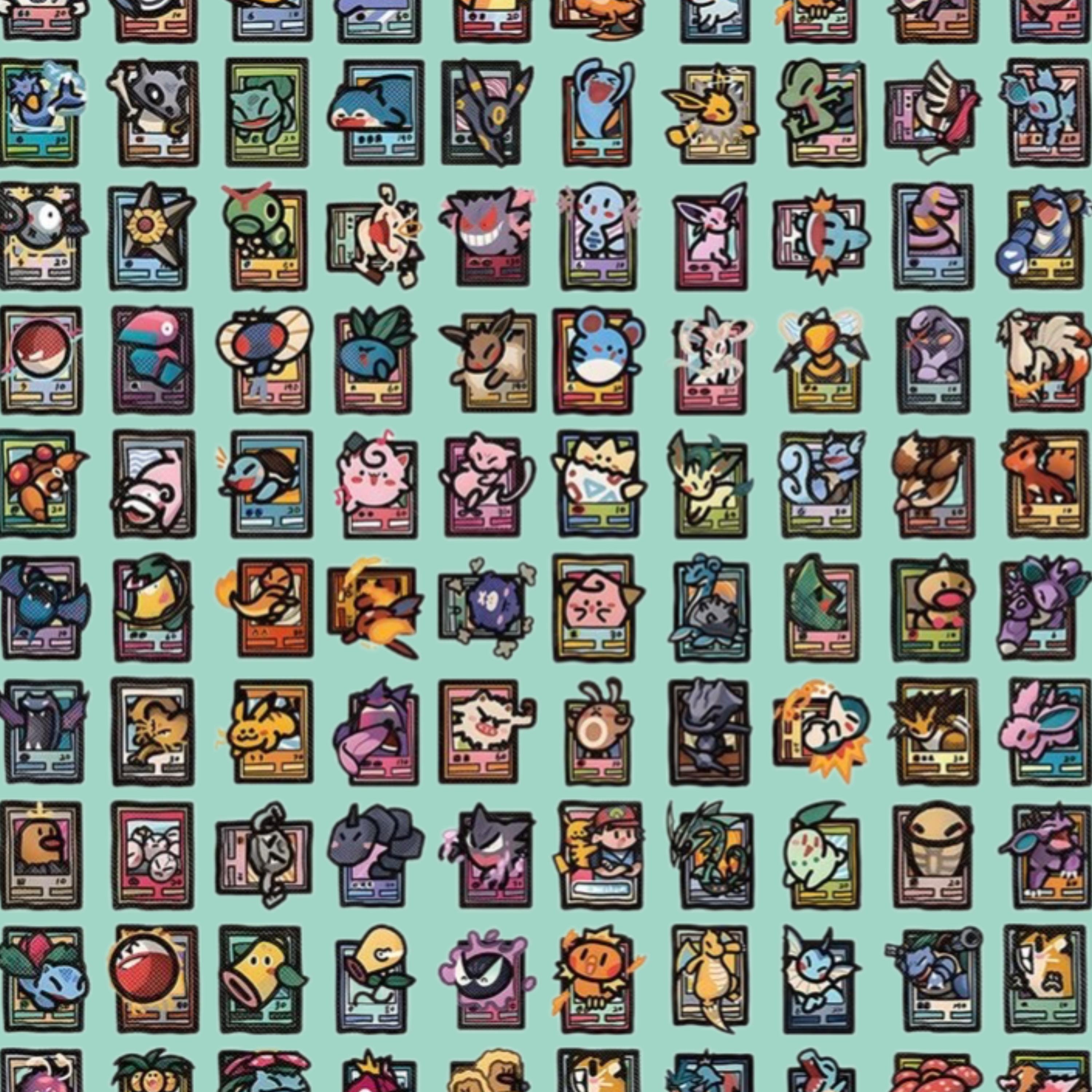 Pokemon Order Sticker Pokémon Assorted Vinyl Stickers Set of 10 Stickers - Etsy