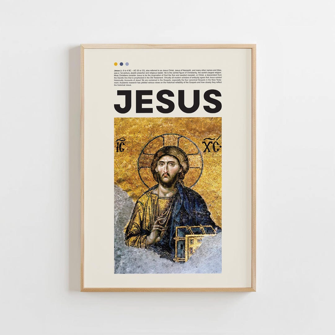 Jesus Poster, Jesus Minimalist, Jesus Print Art, Christian Poster ...