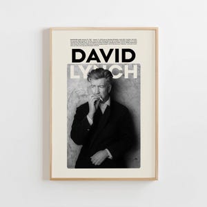 David Lynch Poster, David Lynch Minimalist, David Lynch Print Art, Bedroom art, Gift Poster, David Lynch Posters