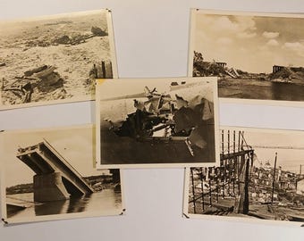 第二次世界大戦東部戦線 1943年 写真カード テーマ: ロシアの廃墟