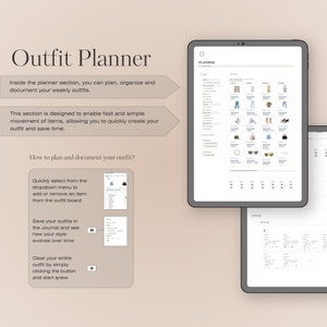 Wardrobe Manager Notion Template, Digital Wardrobe Planner, Clothing Tracker, Closet Declutter Cleanout Organizer, Travel Outfit Planner, Cost Per Wear, Outfit Tracker, Wardrobe Planner, Decluttering Planner, Notion Planner, Laundry Schedule, Fashion