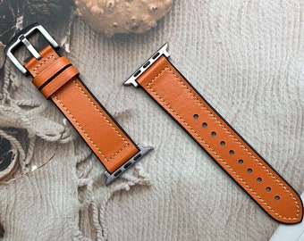 Handmade Leather Watch Band Watch Strap Gift for Dad