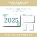 Printable 2025 Desktop Calendar Bundle With Weekly Planner, To-do List ...