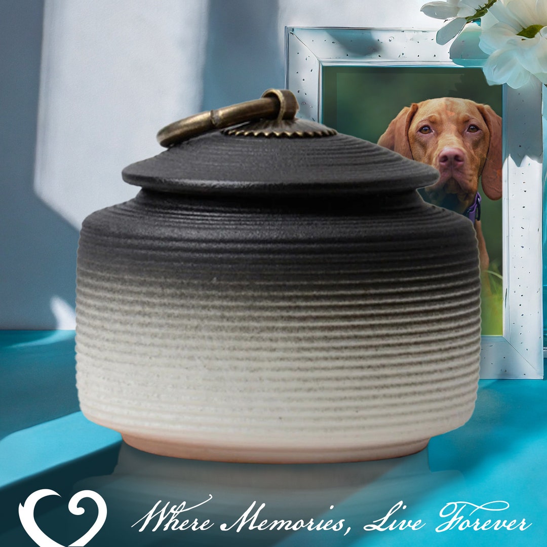Urna Per Animali Domestici In Ceramica - Personalizzabile Con Nome E Data, Per Ceneri Di Cani E Gatti - Foto 4