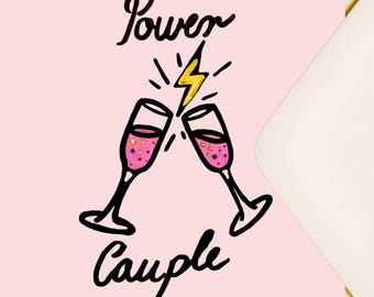 Power Couple Card • Valentine's Day Card for Wife Girlfriend • Funny Love Card Couple • Romantic Card • Gift for Partner Boyfriend