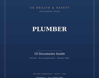 Small Plumbing Contractor Safety Pack