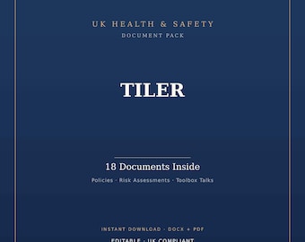 Tiler Small Safety Contractor Pack