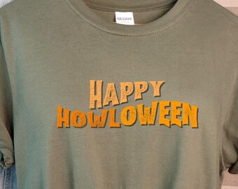 Halloween Dog Shirt, HOWL-oween Dog, Spooky Season, Halloween Gift, Pumpkin Tshirt, Funny Halloween Tee, Dog Lover Shirt, Gift for Dog lover