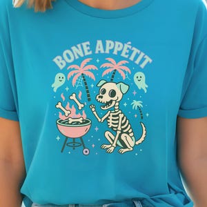 Summerween Dog Shirt, Spooky Summer Tee, Retro Summer, Girly Summer, Beach Vibes Tee, Halloween Skeleton Shirt, Funny Dog Tshirt, Dog Mom