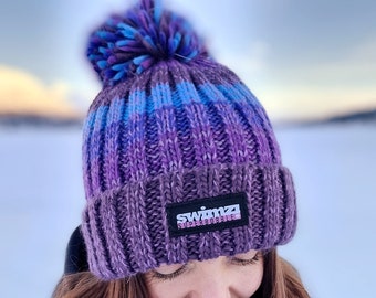 Berries Gradient Reflective Super Bobble Hat