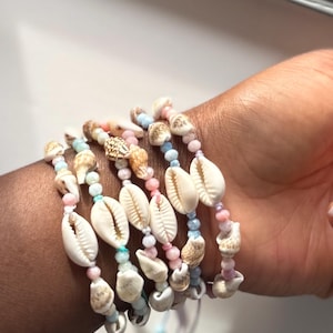 Waterproof Sea shell adjustable Bracelet – Ocean Jewelry