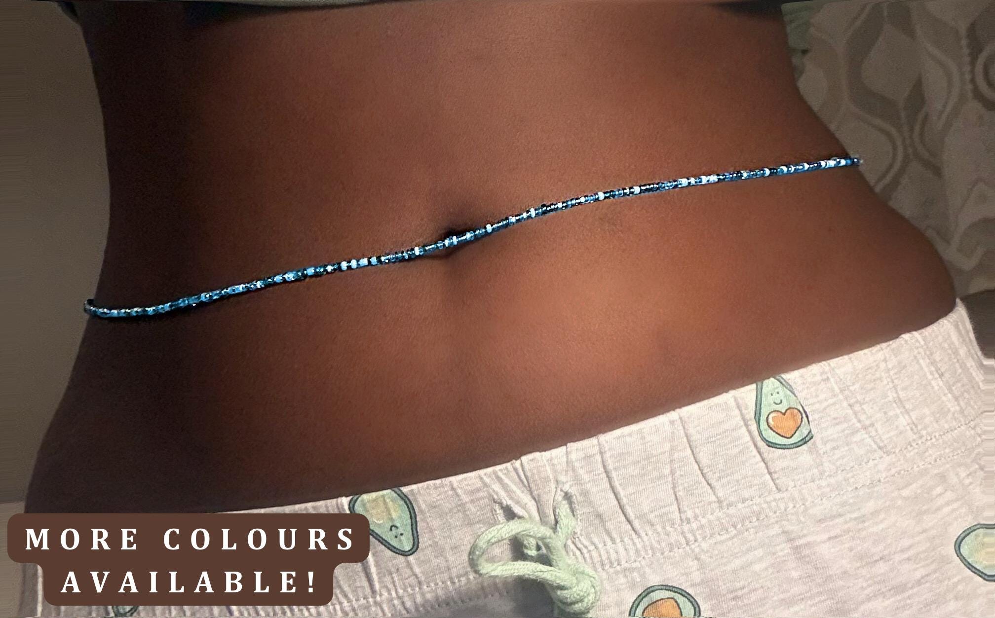 Vintage Jewel Tone Beaded Waist Chain Statement Belt Adjustable Size Unique Boho Vintage Boho Chain Belt - Etsy main image 4