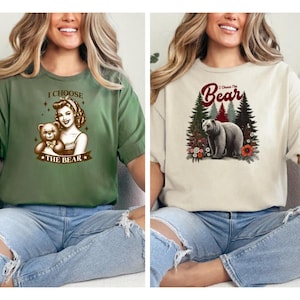 I Choose The Bear Graphic Tee