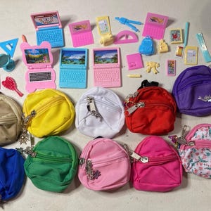 Mini backpacks for barbie dolls sale