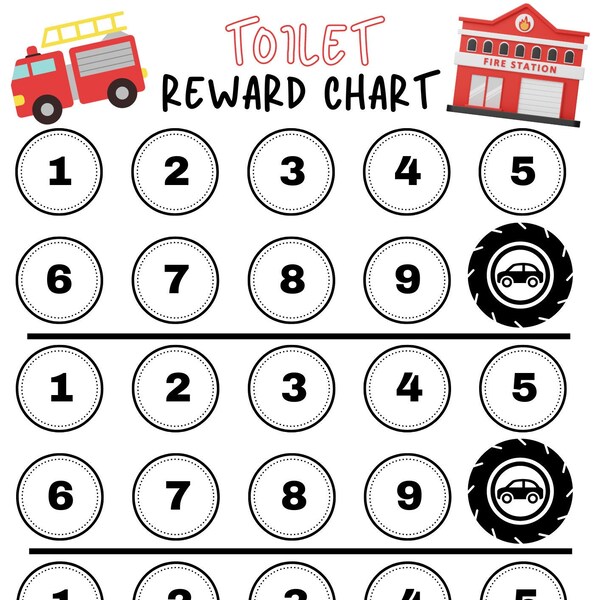 Toilet Training Reward Chart