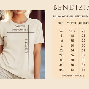 Christian shirt size guide abide in me tee measurements unisex fit sizing chart