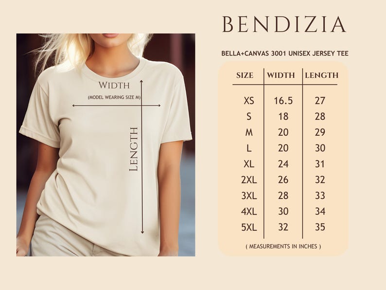 Christian shirt size guide abide in me tee measurements unisex fit sizing chart