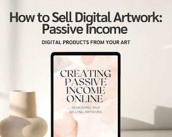 Passive Income with Digital Marketing: Make Money Online, How to Make Money Online, Sell on Etsy, Side Hustle Digital Products for Download