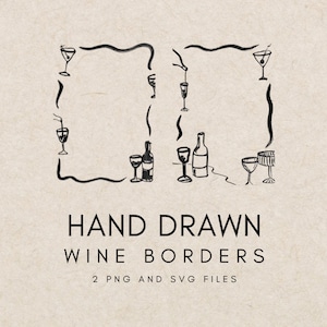 Bordi di cibo e vino disegnati a mano, cibo italiano eccentrico scarabocchiato, clipart di decorazioni per il vino, illustrazione di apparecchiare la tavola, prova di nozze per la festa della sposa